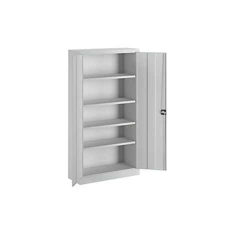Schwerlastschrank Basic H1950xB1040xT630mm lichtgrau 4 Fbd.Trgf.120kg PAVOY (1/2)