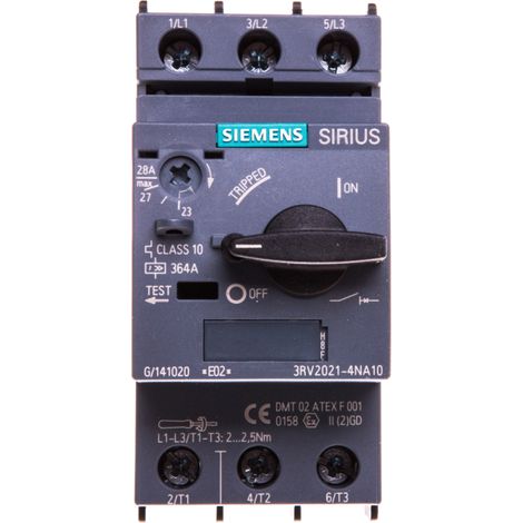 Disjoncteur moteur 3P 15W 23-28A S0 3RV2021-4NA10