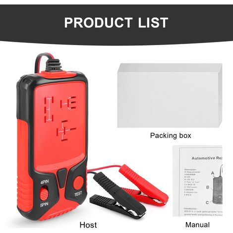 12-V-Autobatterietester, Batterietester, Autobatterietester mit LED-Anzeige (1/5)