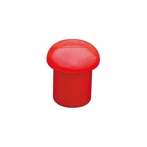 Embouts de sécurité fer à béton grand modèle rouge x 100 TALIAPLAST