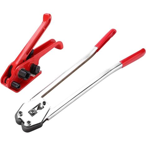 Strap Tensioner, Rotating PET/PP Plastic Strapping Tool Set for Tightening and Cutting, Portable for Various Working Conditions, Ideal for Strapping (1/5)