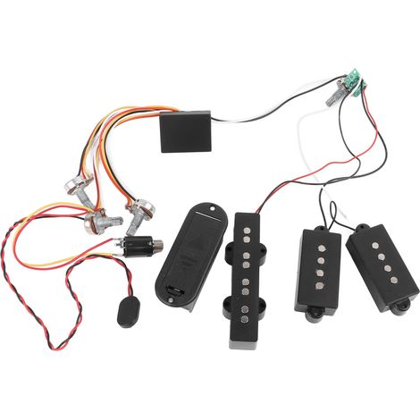 Préampli micro pour guitare basse, circuit de câblage et capteur haute performance (1/5)