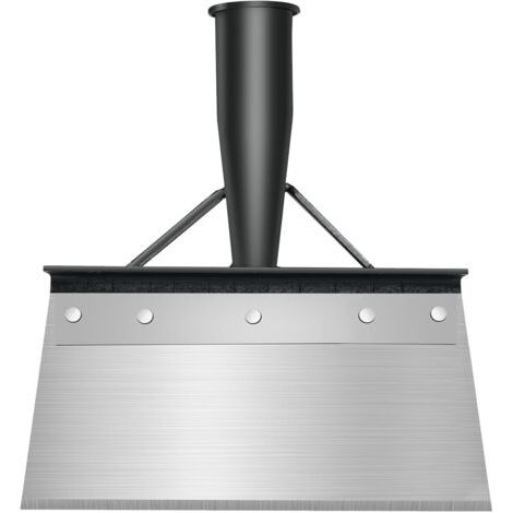 Pelle Jardinage, Outillage de Jardin, Pelle de Nettoyage Multifonctionnelle, Dispositif de Désherbage, Grattoir à Percussion, pour Espace Extérieur, Maison, Ferme(21 cm sans Poignée en Bois)