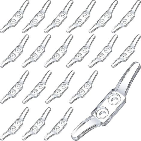 Lot de 20 taquets de sécurité pour cordons de stores, taquets pour cordons de fenêtres, pour la maison et le bureau. (1/5)
