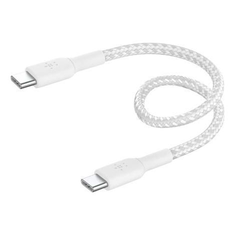 TRAHOO-BoostCharge Câble à gaine tressée USB-C vers USB-C (15 cm, pour iPhone 16, 16 Pro, 16 Pro Max, 16 Plus, Galaxy S24, S2[J17] (1/5)