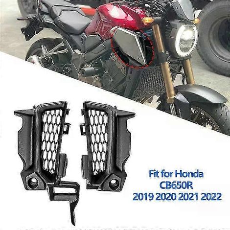 Grille d'admission d'air neuve non peinte pour moto Honda CB 650R (modèles 2019, 2020 et 2022). Accessoires inclus. (1/3)