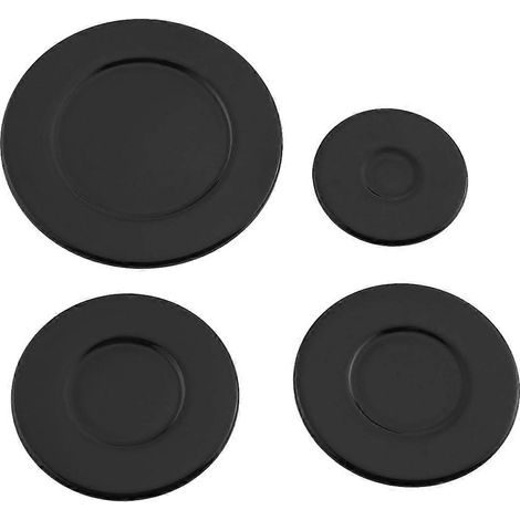 Lot de 4 chapeaux de brûleur à gaz pour plaque de cuisson (55 mm, 75 mm et 100 mm) - Accessoires de cuisine - Forme concave (1/5)