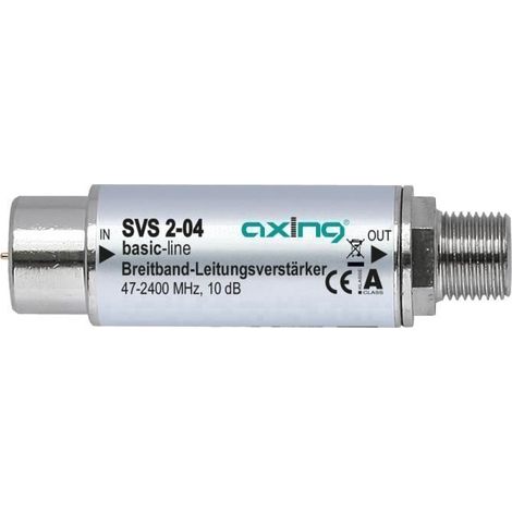 Amplificador de señal axing svs 2-04 ganancia 10 dB frecuencia 47-2400 MHz (1/3)