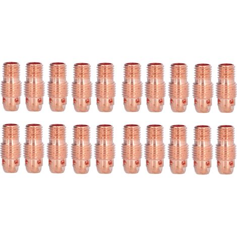 20 Pièces Corps de Pince Cuivre WP‑9F pour Torche de Soudage TIG - Accessoires et Kit de Rechange (1/5)