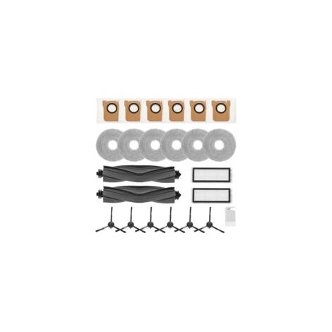 Kit di accessori da 23 pezzi per Dreame L20 Ultra, accessori completi per robot Dreame L20 Ultra: 2 spazzole principali, 6 sacchetti per la polvere, 6 spazzole laterali, 2 filtri, 6 panni, 1 spazzola (1/4)