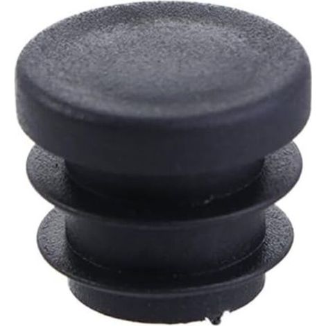 Juego de 10 tapas redondas de 16 mm para listones, tapas redondas para tubos, tapas redondas de plástico para sillas, tapas redondas con forma de ala, protección perfecta para muebles y suelos -Crezuo