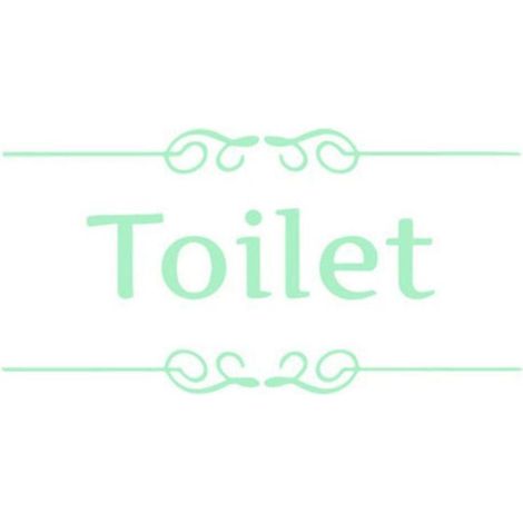 Leuchtet im Dunkeln nach – Wandaufkleber für Badezimmer/Toilette Nr. 1 (1/5)