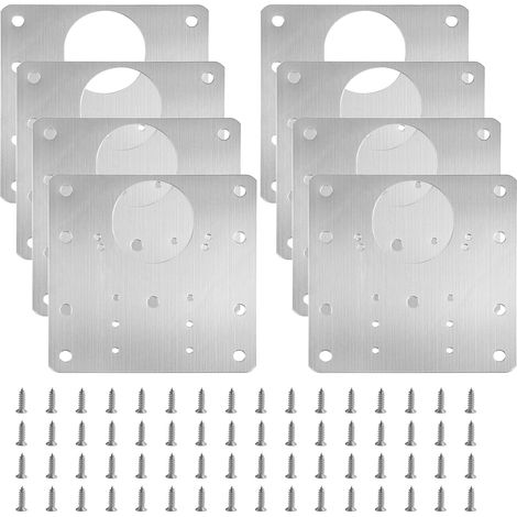 8 plaques reparation charniere avec 48 vis personnalisees (1/5)