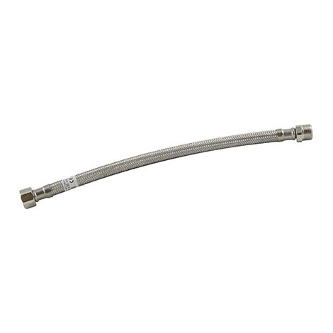 NEOPERL IBERICA latiguillo m 3/8 - h 3/8 de 25cm inox , Latiguillo para instalaciones de agua. -Conexiones terminales de latón niqueladoManguera interior de goma, trenza de ace (1/3)