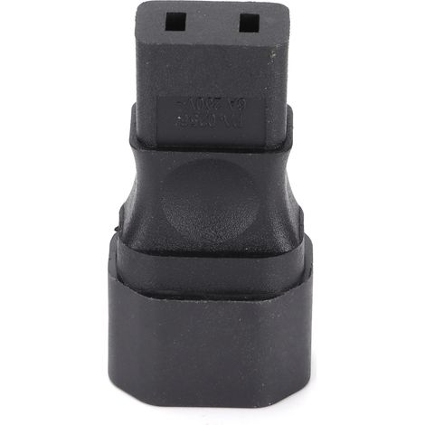 Adaptateur secteur mâle vers femelle IEC, convertisseur durable et longue durée de vie pour sortie CA 6 A 250 V