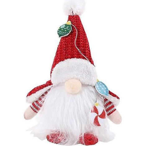 Poupée gnome suédoise Rudolph avec lumière scintillante, décoration de cheminée pour la maison