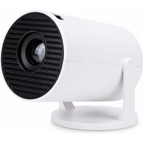 WiFi Mini Portable Video Projector 240° Rotation with Built-in Speaker Trapezoidal Correction Electronic Silent 25dB for Home Theater (1/5)