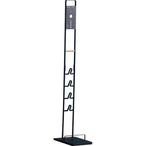 Staubsaugerständer mit Rollen für Dyson V15 V11 V10 V8 V7 V6, BEONE Metall-Bodenständer kompatibel mit Dreame T30 T20 V12 V11 V10, Wandmontage ohne Bohren (weiß)