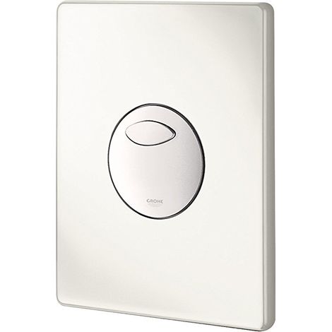 Grohe 38862SH0 Skate Piastra di Azionamento WC, Doppio Scarico, Bianco (1/4)