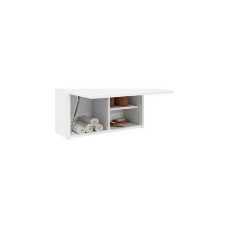 Armoire murale de bain blanc 60x25x30 bois d'ingénierie (1/5)