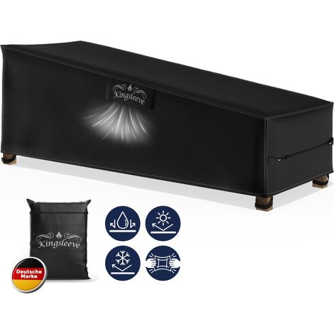 Housse pour transat de jardin en Tissu Oxford, bâche de protection 200x75x40/70 (1/5)