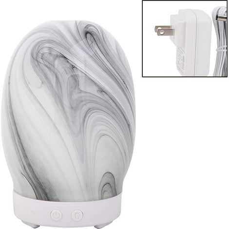 Diffuseur d'aromathérapie ultrasonique 100ml avec humidificateur et veilleuse LED (prise américaine) (1/5)