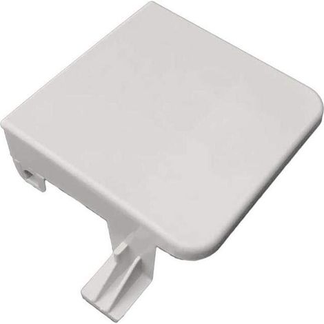 Tasto Scarico Di Ricambio Kariba Super Duo 330053 Per Cassette Esterne Plastica Bianco