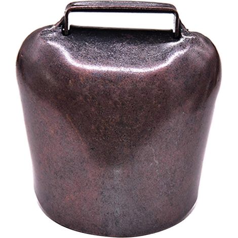Filiyano-Cloches antiques en métal pour vaches, cloches puissantes pour chevaux et moutons, grandes cloches pour bétail en bronze rouge (1/5)