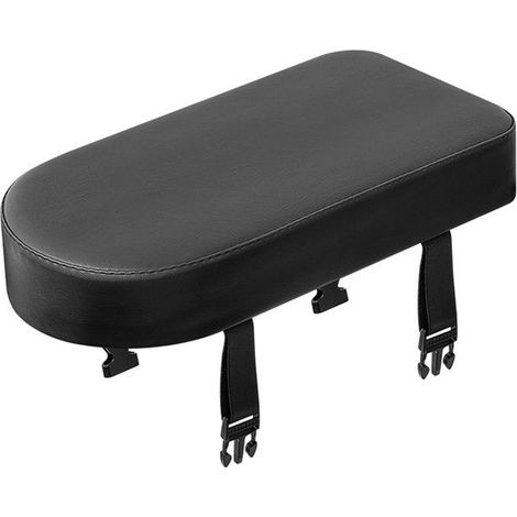 Cojín para sillín de bicicleta，Asiento de bicicleta de PU negro，Asiento de bicicleta cómodo，Asiento para bicicleta de montaña，30 x 15 x 3,5 cm (1/5)