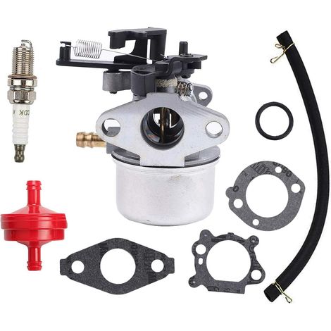 1 - Carburateur - Moteur Briggs Stratton - Remplacement Pièce 590948 591137 - Pour Tondeuse John Deere Et Nettoyeur Haute Pression - Noir - 190cc (1/3)