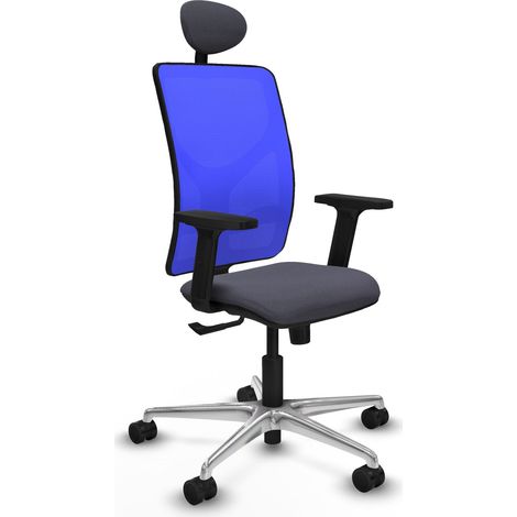Silla de oficina piqueras y crespo Motilla azul reposabrazos ajustables (1/2)