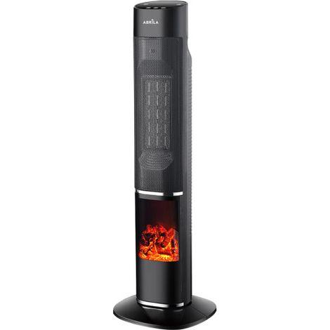 Termoventilatore vert.ceramico melodia 2000w nero c/remoto 2potencias3funciones term.oscilante,antivolco 78,3x24,6x24,5