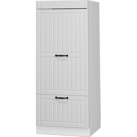 Mikrowellenschrank Fame-Line, Weiß Landhaus, 60 cm, Vicco (1/5)