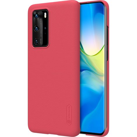 Coque Nillkin Super Frosted Shield pour Huawei P40 Pro (Rouge vif) (1/5)