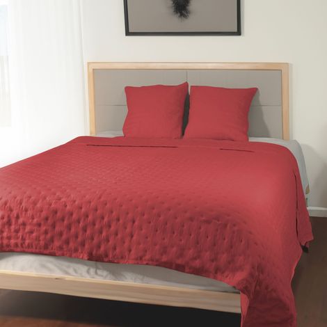 Colcha Monet Fina Reversible para Primavera, Verano 100% Microfibra Multiuso - Cubrecama Extra Suave Incluye Funda de Cojín 50x50cm  Cama 80/90-180x250cm Blanco (1/5)