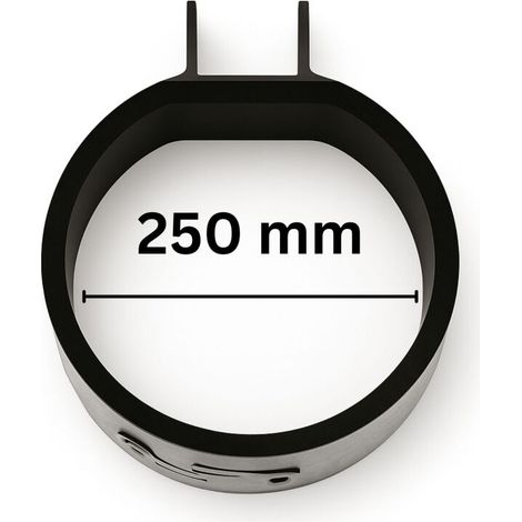 Verbindungsmanschette 250 mm Lüftungsverbinder Rohrverbinder Lüftungssystem Metall (1/5)