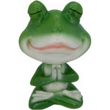 Pflanztopf für drinnen und draußen, Blumentopf Yoga-Frosch Pflanztopf A--