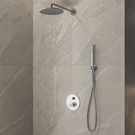 Set doccia con miscelatore monocomando rotella  INNER-CROMO kamalu