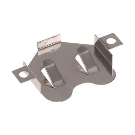 Clip pour pile 1 x RS PRO CR2032, raccordement Montage en surface ( Prix pour 1 )