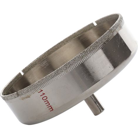 Foret diamant haute efficacité dureté céramique verre marbre émeri carrelage scie cloche 110mm (1/4)