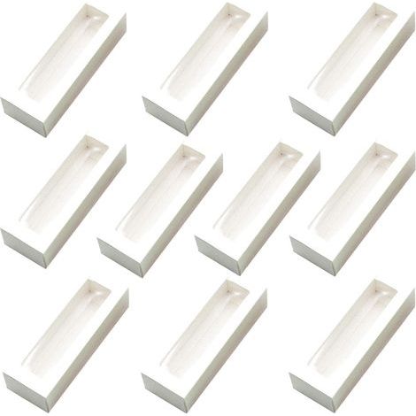 10 boîtes transparentes en papier pour fenêtres, conteneurs à macarons, idéales pour pâtisserie maison et boutique de desserts. (1/5)
