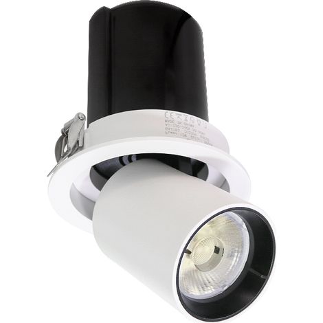 IluminaShop - Foco Donwlight LED Orientable 12W Blanco Neutro 4000K