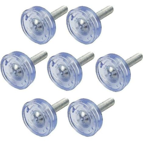 Adjustable Furniture Levelers, M6 Thread Transparent Furniture Feet Glide Leveling Pads Leveler Tool Accessory For Table Chair Sofa Foot Leg Bottom Cu