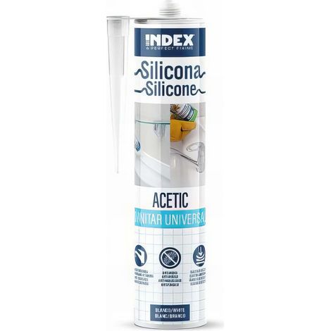 SI-UNS - SILICONE ACÉTIQUE SANITAIRE UNIVERSEL 280-BLANC (12 u.)