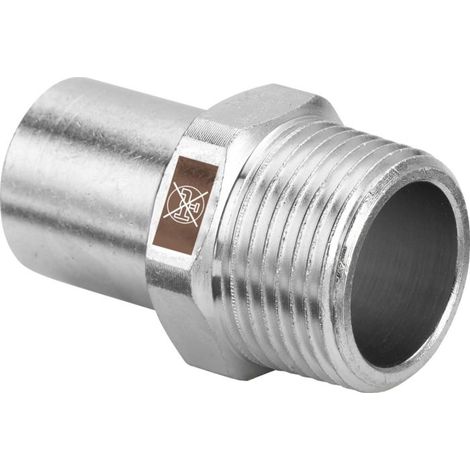 Viega Insert Temponox 812362 28 mm x R 2000 , acier, inoxydable, filetage R, tige