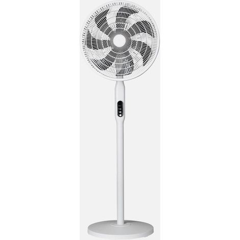 Ventilador Pie 3x1 Mixin Blanco 3vel 60w 7asp 45d  Fijo/rotatorio Suelo/pared/sobremesa Regx45x45cm