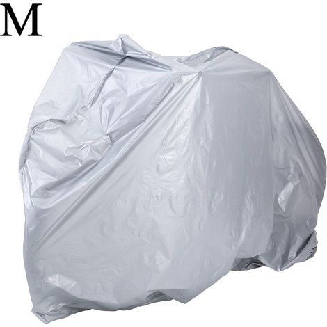 Imperméable, housse de pluie et protection anti-poussière pour vélo, scooter et moto (M) (1/5)