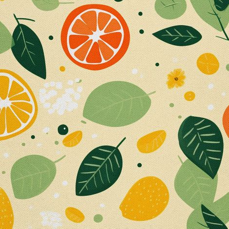 Tela decorativa para exteriores Oxford - Motivo frutal DX6243 (1/5)