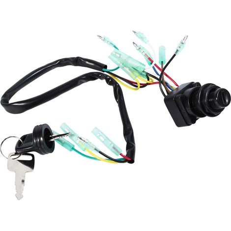 Contacteur allumage principal pour boîtier de commande moteur hors-bord Yamaha, interrupteur de démarrage, pièce détachée nautique, compatible contrôleur bateau. (1/5)