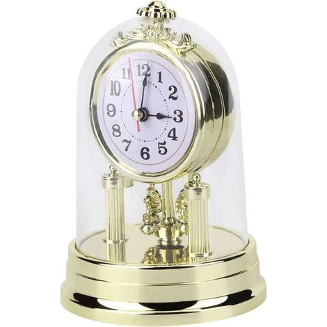 Horloge de salon de Style rétro européen, décoration de Table Antique et silencieuse pour la maison (1/4)